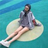 795 breathable fabric ribbon sunscreen loose jacket