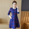 1615 # autumn fashion slim large size long sleeves dress