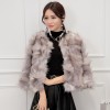 8238 autumn and winter lady fox fur short coat