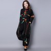 945 cotton and linen high waist personalized plate buckle Chinese style collar short jacket with lining