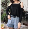 592 chic casual sling long sleeve t-shirt