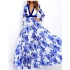 2017 quick sell through the burst fashion print dress dress female