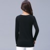 1181 Large size women's long sleeve round neck shirt