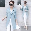 Windbreaker autumn new long-sleeved Korean slim thin fashion autumn coat