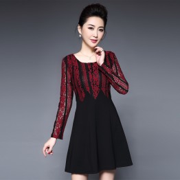 801 Women's middle-aged mother dress