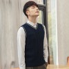 603 men's pure cotton leisure knitted vest 