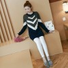 8049 loose large size knitting bottoming shirt