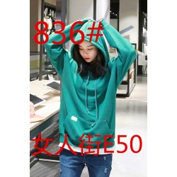 836 Korean fashion retro loose sweatshirt