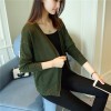 7801 Short cardigan sweater Korean fashion autumn and winter long sleeves sweater