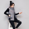 1645 women ball cotton down vest jacket