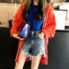 Korean fashion loose casual knit cardigan sweater coat