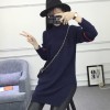Autumn and winter new women in the long striped suit sweater jacket sweater clothes winter clothes 9581 #