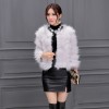 8237 Haining fox mantra rabbit hair short fur coat