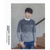 620 leisure gradient men knitting sweater 