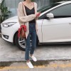 1149 loose contract color long sleeve sunscreen knitted jacket