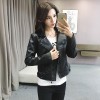 9947B handsome personality leather jacket