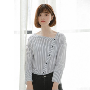 9103 stripes long sleeve shirt