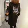 6008 embroidery loose knitting cardigan