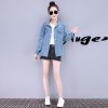 7536 women back brand fashion denim jacket