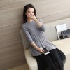 6015 fashionable breastfeeding collar knitted sweater