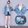 7536 women back brand fashion denim jacket