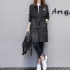 8062 European fashion loose long baseball casual jacket