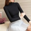 8021 high-necked bottom slim sweater