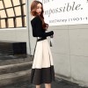 6651 fashionable autumn t-shirt with temperament chic skirt