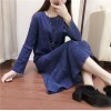 6622-1 elegant knitted sweater with skirt