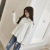 8851 high collar loose long sleeve sweater