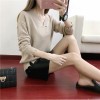 852 V collar loose sweater