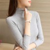 8021 high-necked bottom slim sweater