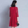 6899 elegant loose lace dress