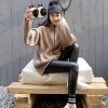 232 fashion hooded loose sweater