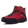 123098 winter warm thickening matte leather men's hiking shoes