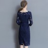 6891 sleeveless ol elegant lace dress