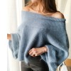 8872 sexy relaxed simple charm off shoulder sweater 