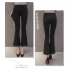 8631 micro-speaker tassel high waist pants