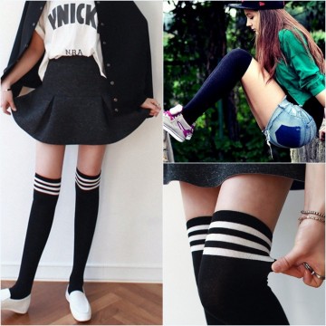 5199 Japanese preppy style knee socks