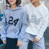 523 Korea ulzzang number 424 embroidery couple sweatshirt