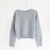 A165 loose round neck wool bottoming sweater