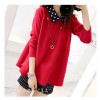 3919 women's fat girl long sleeve tops