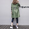 8062 European fashion loose long baseball casual jacket