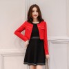 2614 ladies small long sleeve jacket with sleeveless dress