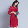 6899 elegant loose lace dress