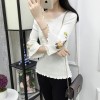 8671 ice silk seven-point sleeve T-shirt