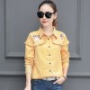 8585 Korean girl pineapple printed agaric corduroy shirt