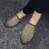 2017 Matte cow leather casual men's shoes