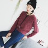 A165 loose round neck wool bottoming sweater