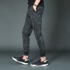 888 feather pattern men's casual harem pants